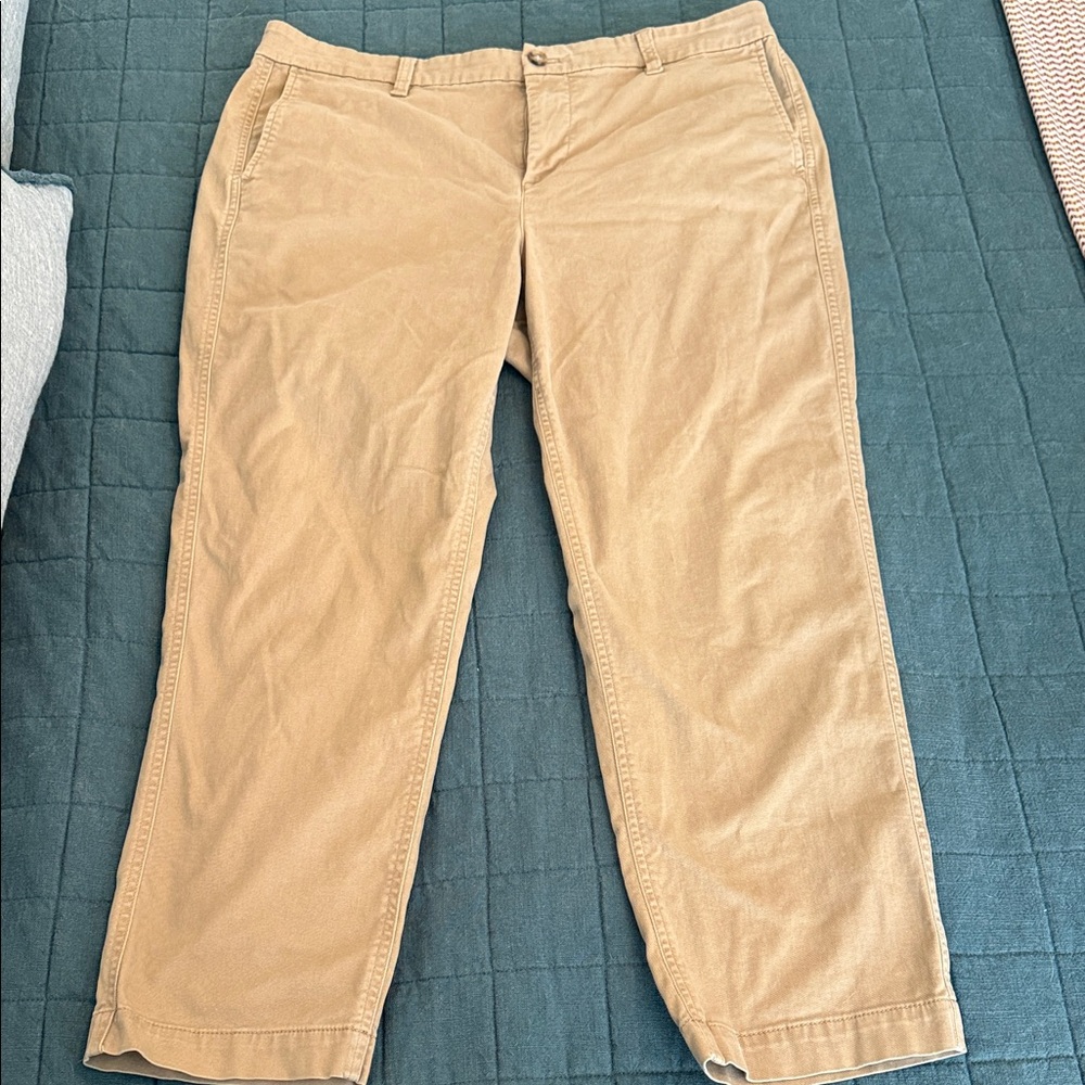 J. Crew Women’s Girlfriend Highrise Khaki